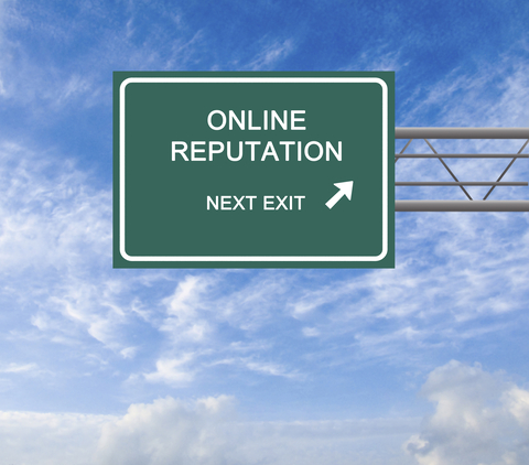 Road Sign saying Online Reputation Management