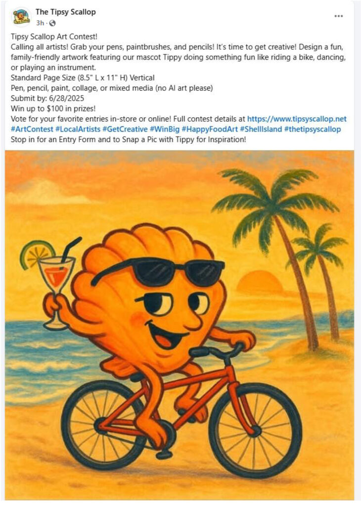 Screenshot of a Social Media post